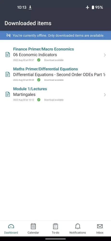 Fitch Learning Canvas App Screenshots