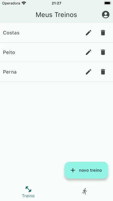 Meu Treino SOH Ekran Görüntüleri