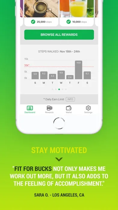 Fit For Bucks - Walk & Earn Screenshots
