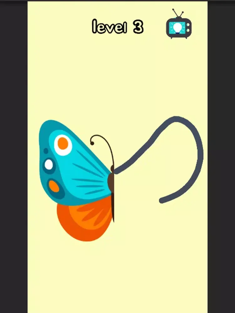 Draw Half Puzzle One Part iPad  Screenshots
