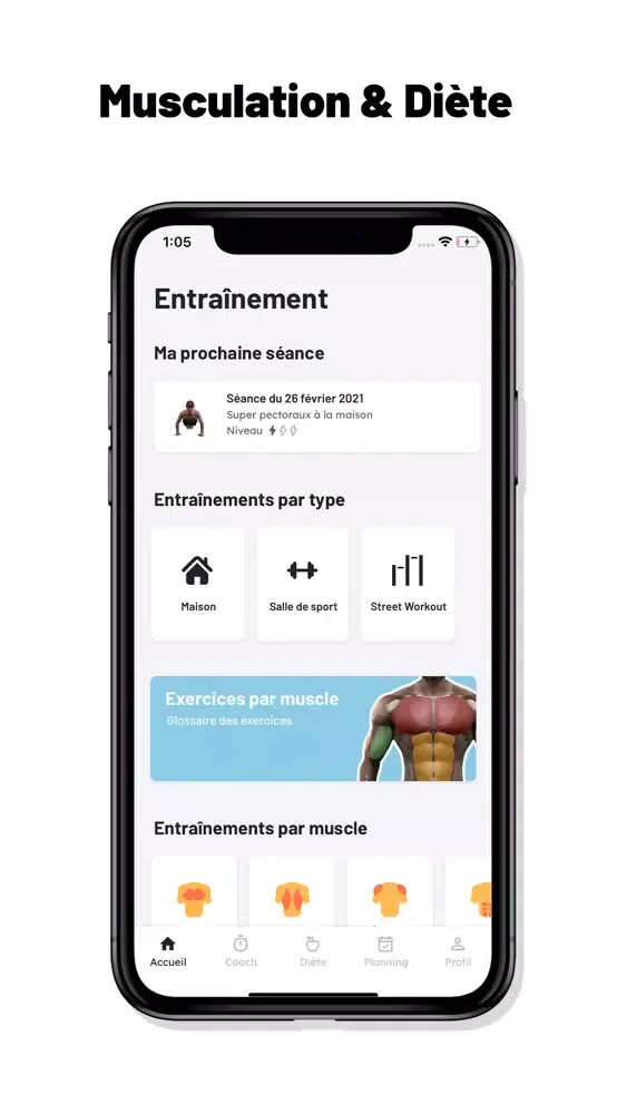 Capturas de pantalla de Fitgenius Musculation & Cardio