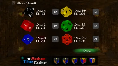 Скриншоты Real RPG Dice Free