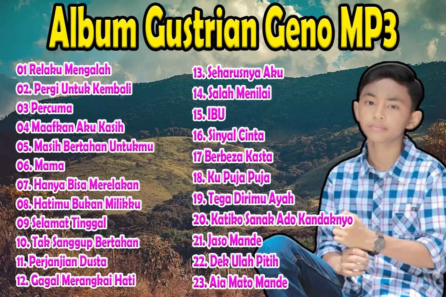 Tangkapan layar Album Gustrian Geno MP3