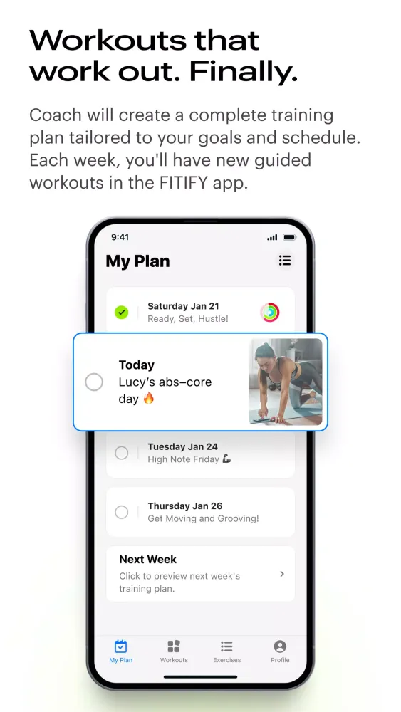 FITIFY 1-on-1 Personal Trainer स्क्रीनशॉट