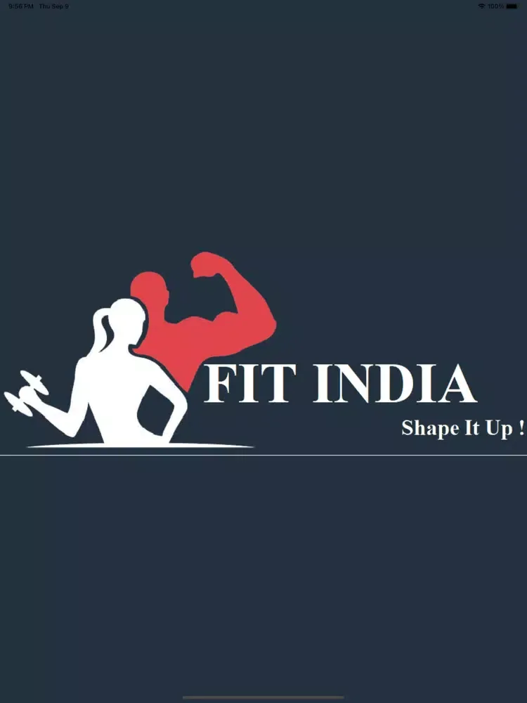 Tangkapan skrin Fit India iPad 