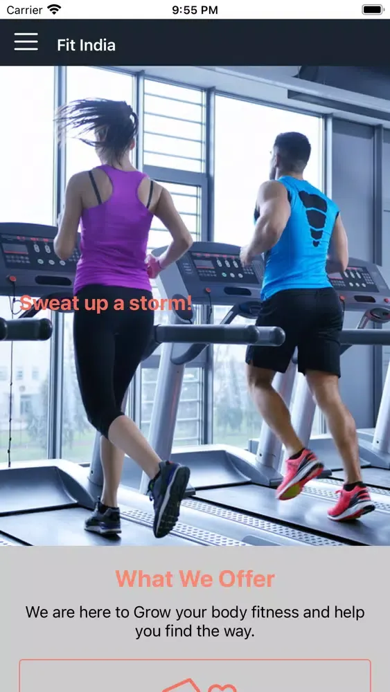 Tangkapan skrin Fit India
