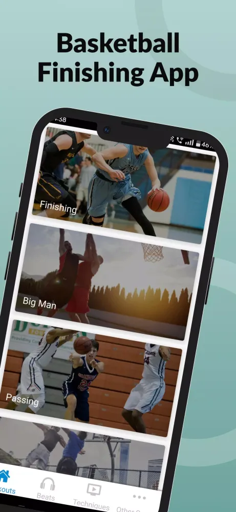Captures d'écran de Basketball Finishing
