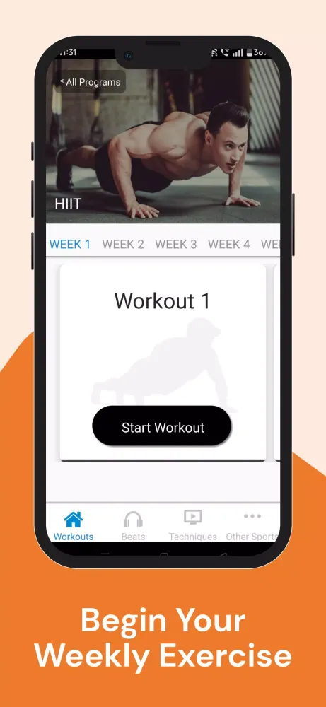 Capturas de tela do HIIT High Intensity Intervals