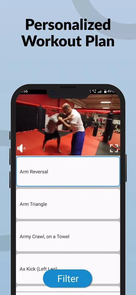 Ảnh chụp màn hình của Ultimate MMA Fighting Program