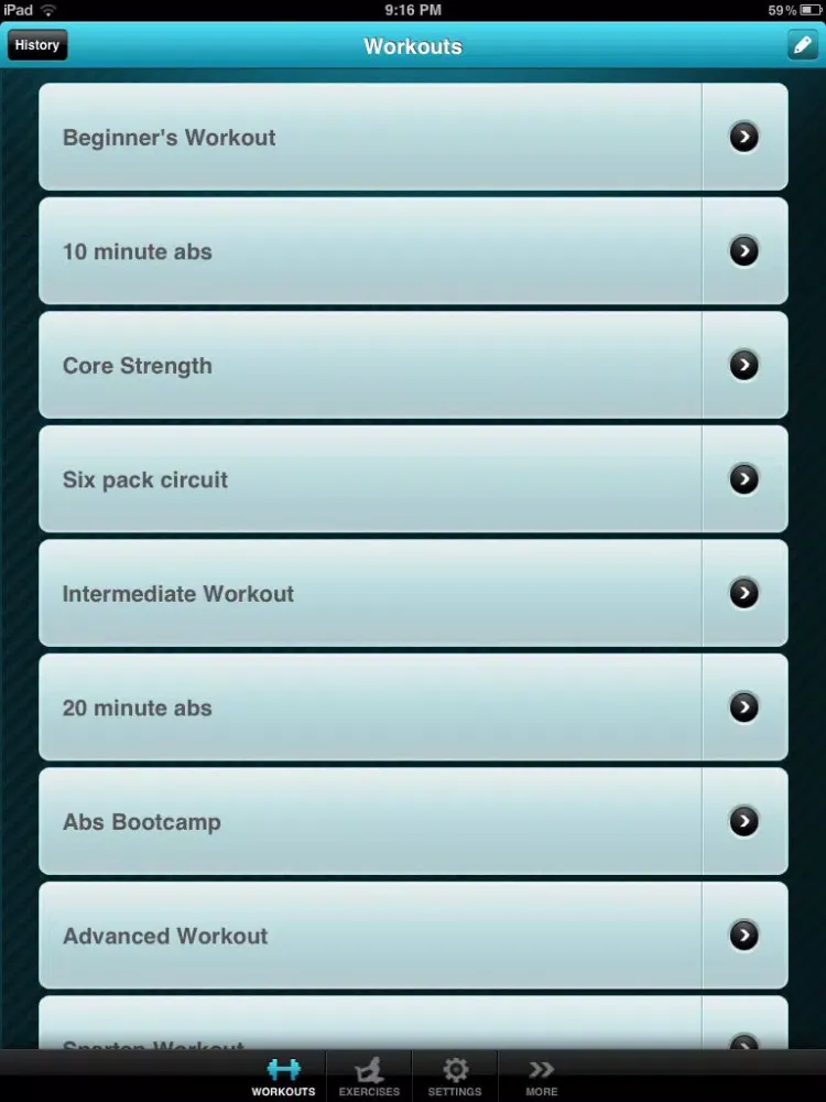 ภาพหน้าจอของ Ab Workout Free - Abdominal Crunch Exercise Workouts iPad 