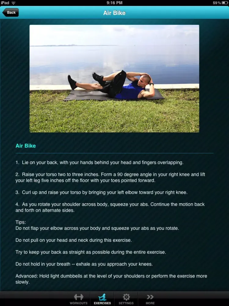ภาพหน้าจอของ Ab Workout Free - Abdominal Crunch Exercise Workouts iPad 