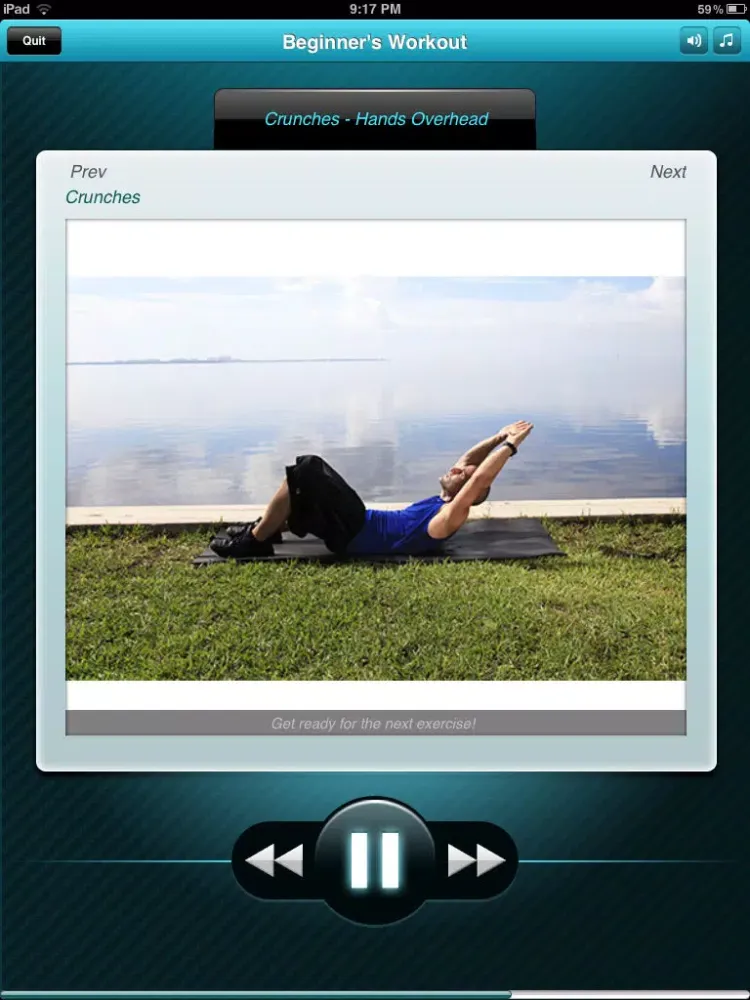 ภาพหน้าจอของ Ab Workout Free - Abdominal Crunch Exercise Workouts iPad 