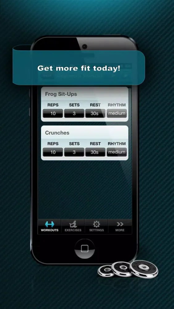 ภาพหน้าจอของ Ab Workout Free - Abdominal Crunch Exercise Workouts