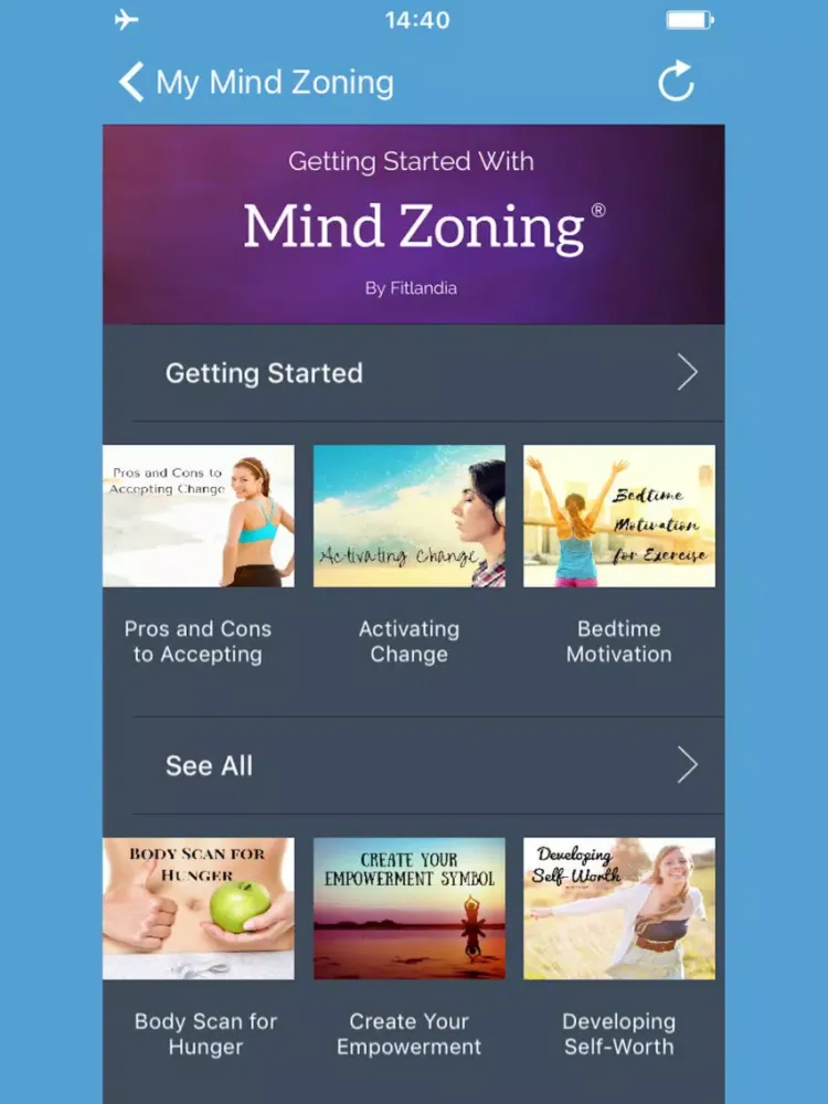 Captures d'écran de Mind Zoning®: Easy, Weight Loss with Hypnosis iPad 