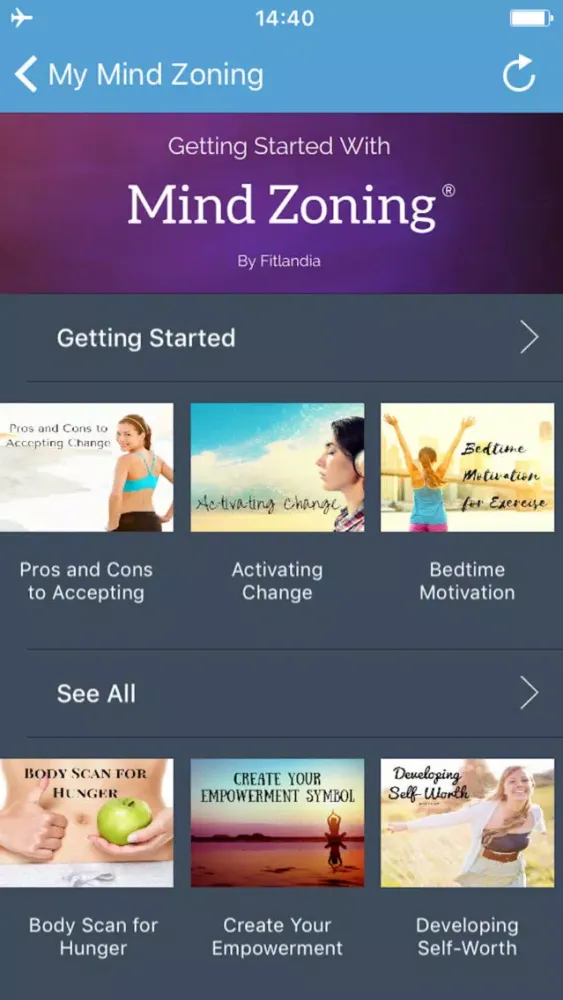 Captures d'écran de Mind Zoning®: Easy, Weight Loss with Hypnosis
