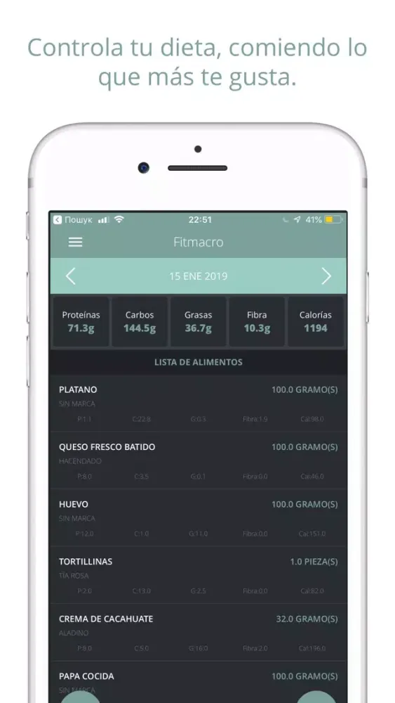 Ảnh chụp màn hình của Fitmacro