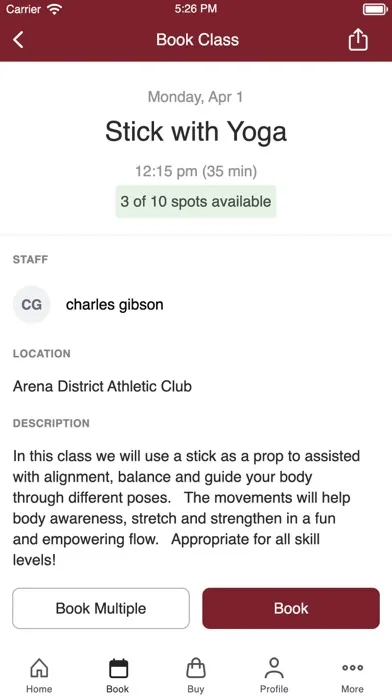Arena District Athletic Club 스크린샷