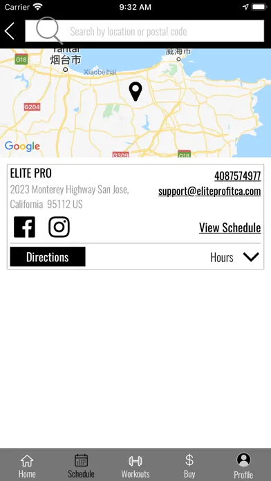 Tangkapan skrin Elite Pro Fitness