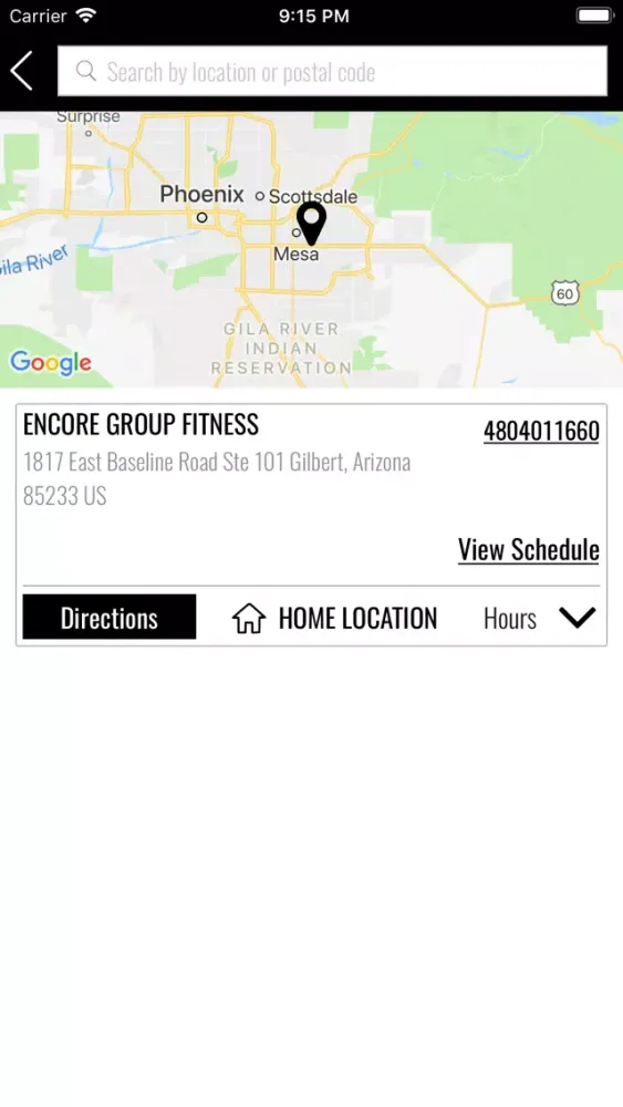 Скриншоты Encore Group Fitness