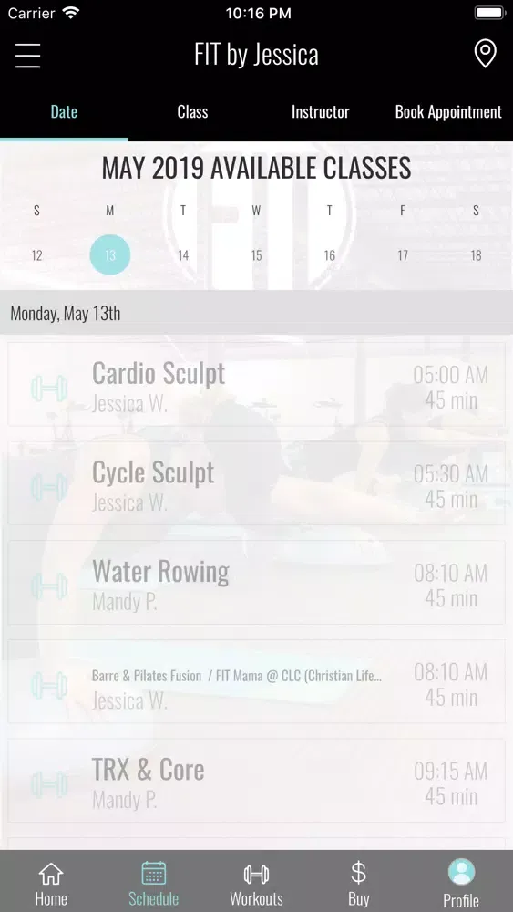 Capturas de tela do FIT Fairhope