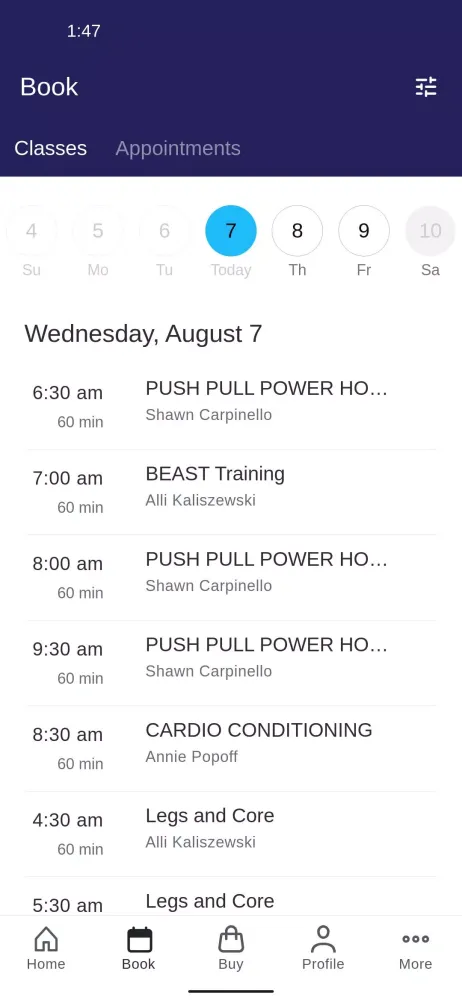 FIT PLUS ERIE 스크린샷