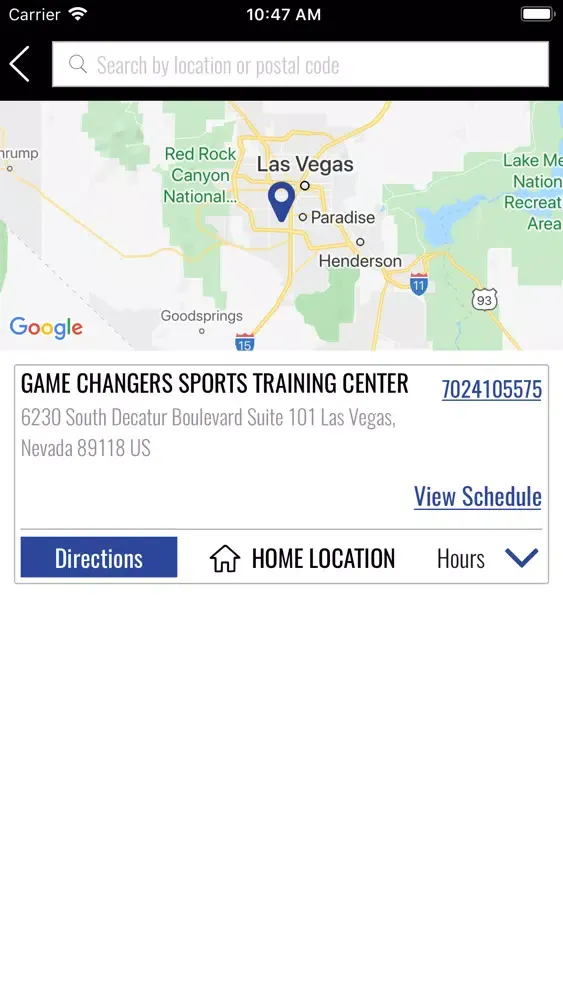 Tangkapan skrin Game Changers Sports