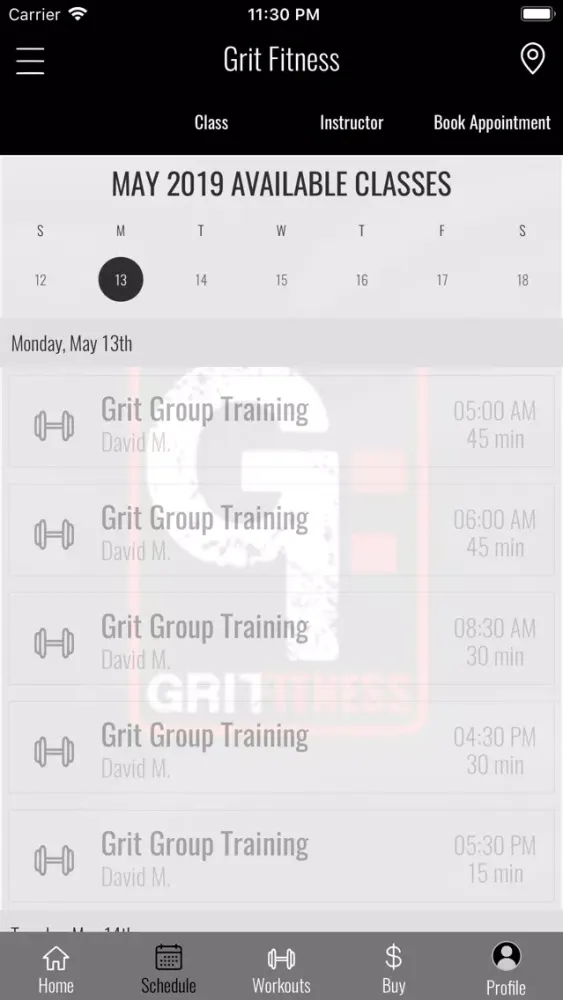 Screenshot di Grit Fitness Bako