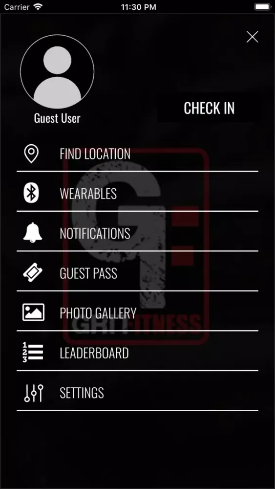 Screenshot di Grit Fitness Bako