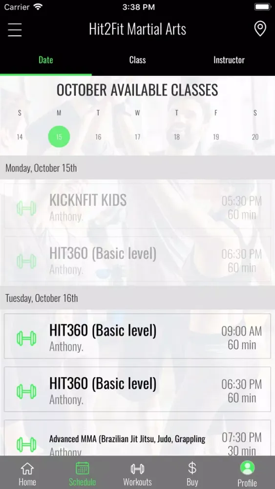 HIT2FIT スクリーンショット