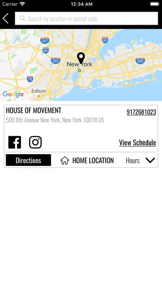House of Movement NYC سکرین شاٹس