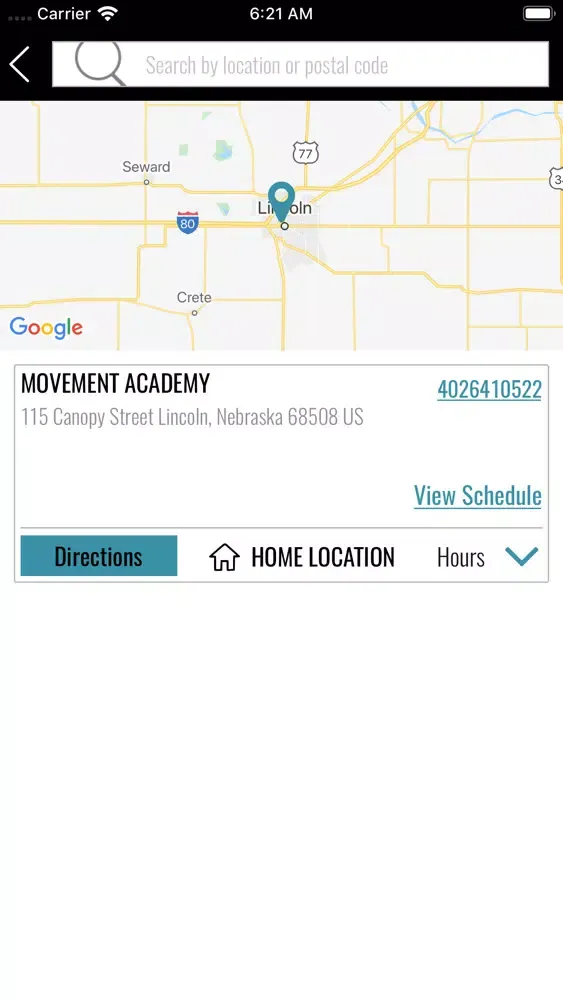 Zrzuty ekranu Movement Academy