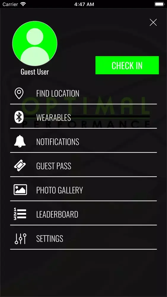 Captures d'écran de Optimal Performance App