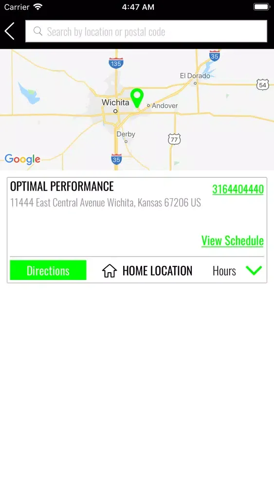 Captures d'écran de Optimal Performance App