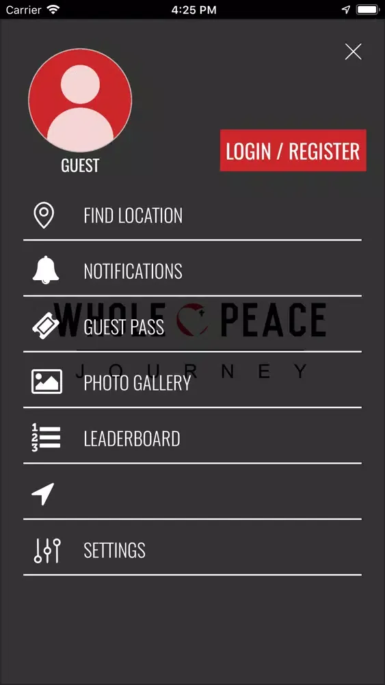 Ảnh chụp màn hình của Whole Peace Journey Fitness