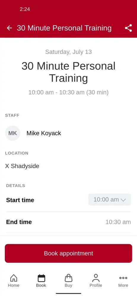 Screenshot di X Shadyside