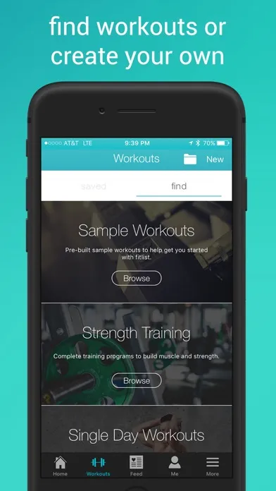Fitlist Workout Log & Planner स्क्रीनशॉट