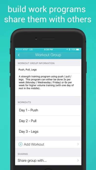 Fitlist Workout Log & Planner स्क्रीनशॉट