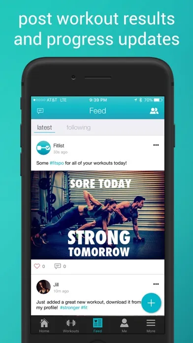 Fitlist Workout Log & Planner स्क्रीनशॉट