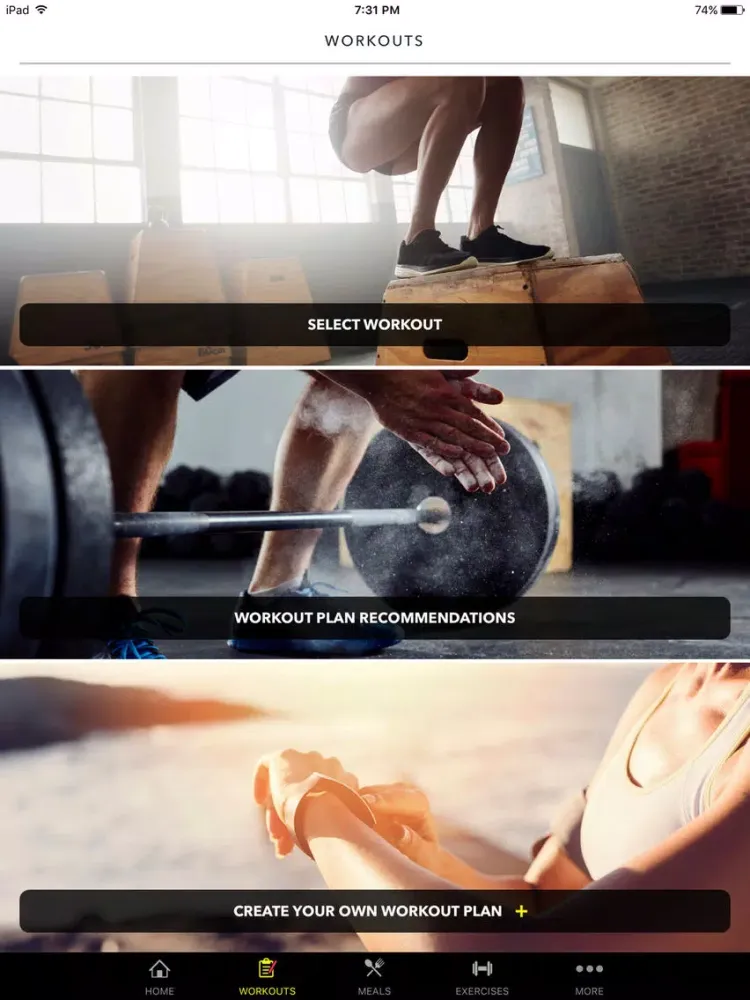 صور FitNation: Workout & Meal Plan iPad 