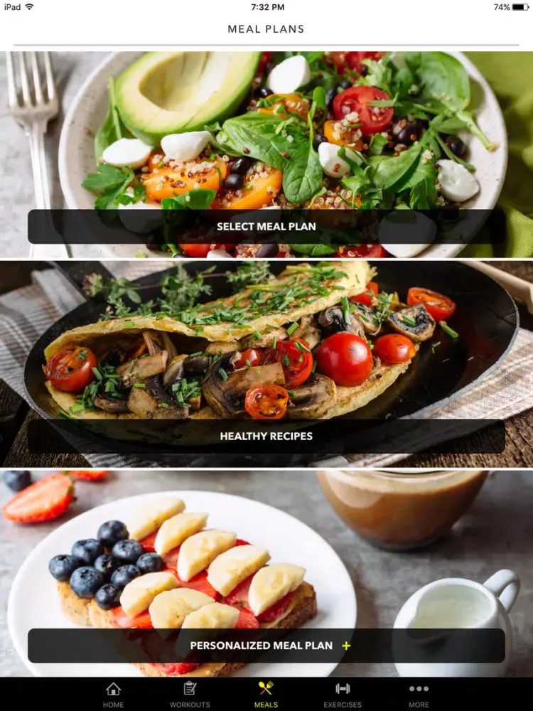 صور FitNation: Workout & Meal Plan iPad 