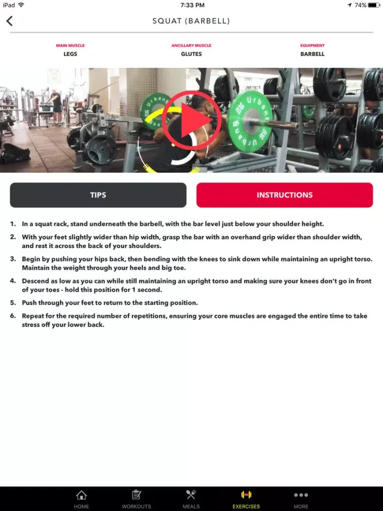 صور FitNation: Workout & Meal Plan iPad 
