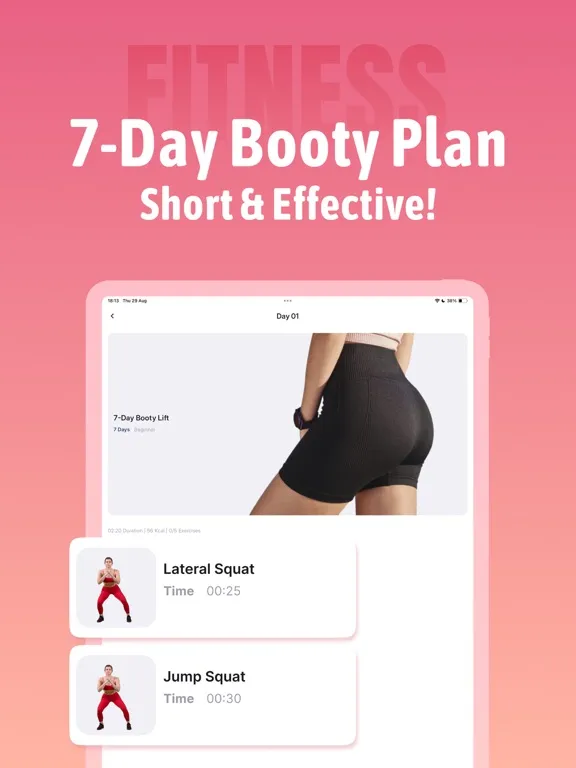 Ảnh chụp màn hình của Daily Fitness Home Workout iPad 