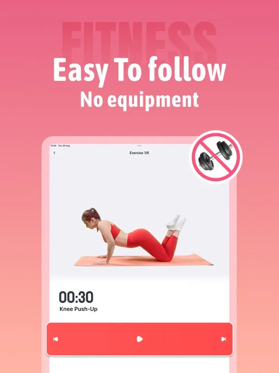 Ảnh chụp màn hình của Daily Fitness Home Workout iPad 