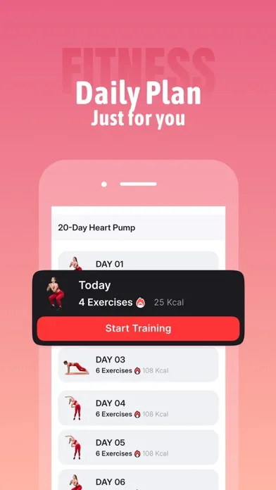Ảnh chụp màn hình của Daily Fitness Home Workout
