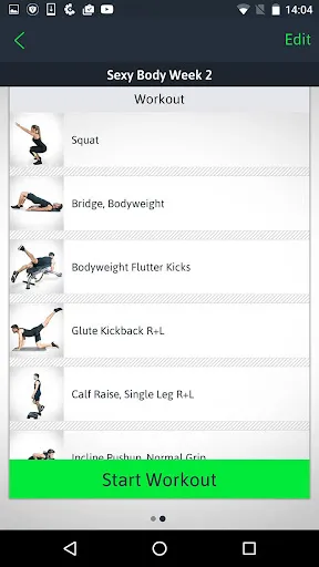 Tangkapan layar Home Workouts Personal Trainer