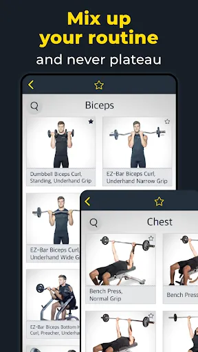 Gym Workout Planner & Tracker Screenshots