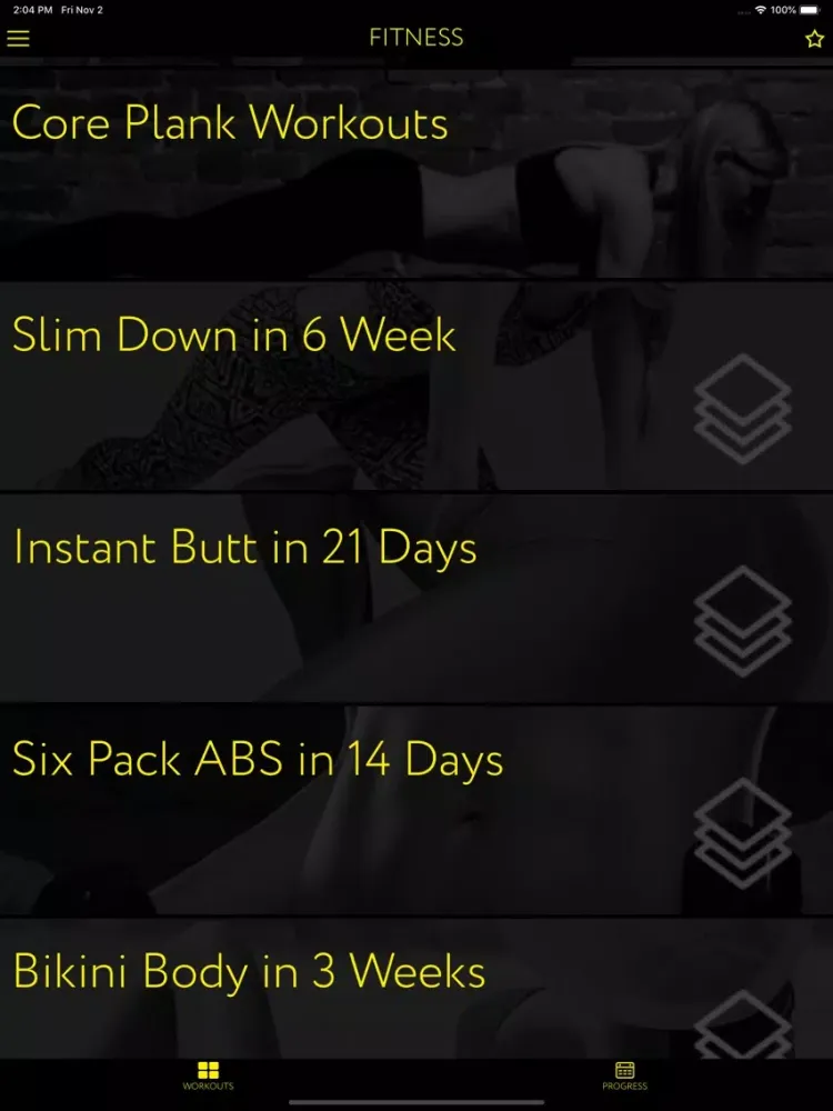 Capturas de tela do Lose Weight in 30 Days Fitness iPad 