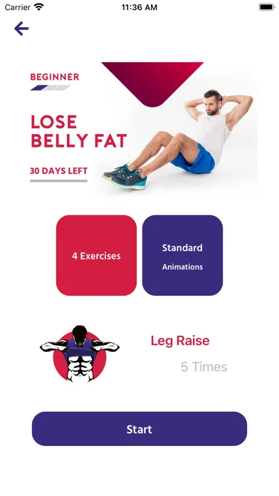 Lose Belly Fat at Home Workout スクリーンショット