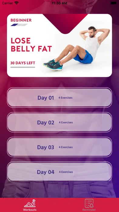 Lose Belly Fat at Home Workout スクリーンショット