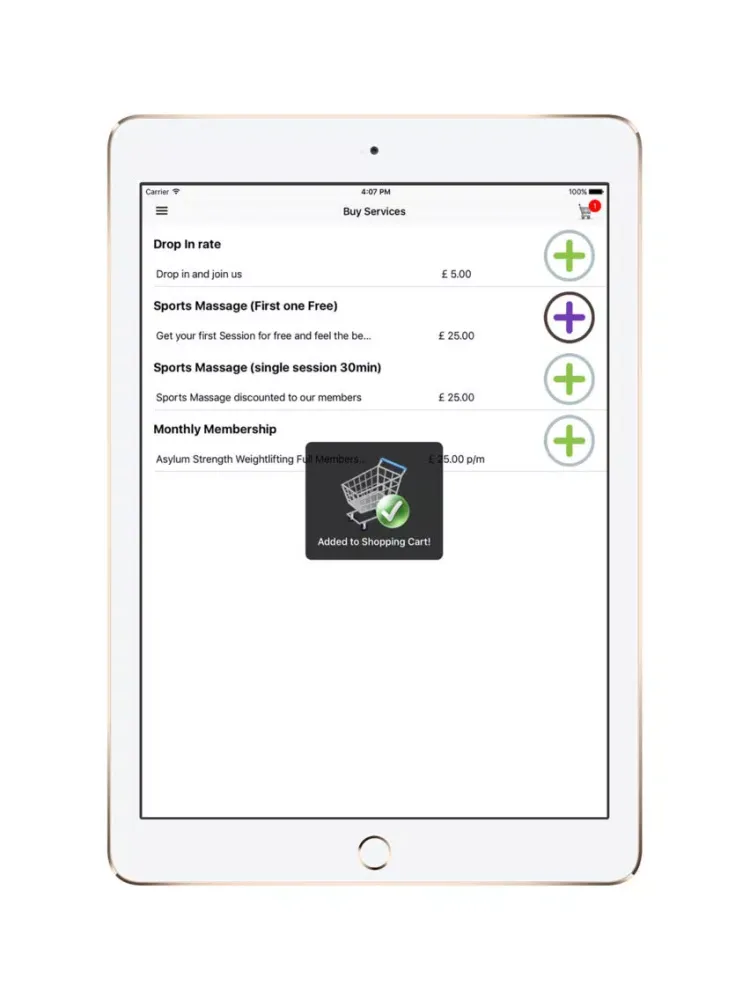 Planet Health Fitness Club iPad  Screenshots